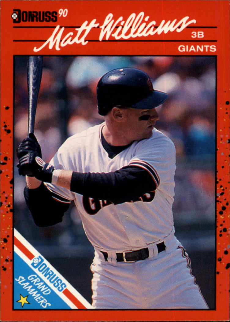 1990 Donruss Grand Slammers #1 Matt Williams - NM-MT - Baseball Card  Connection
