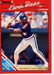  1990 Donruss #589 Kevin Bass DP NM-MT Astros : Collectibles &  Fine Art