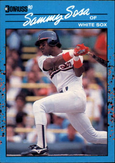Sammy Sosa Autographed Signed 1990 Donruss Rookie Card #489 Chicago White  Sox Beckett Beckett
