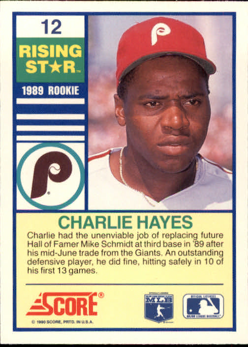 A4501- 1990 Score Rising Stars BB Card #s 1-100 -You Pick- 15+ FREE US SHIP - Picture 25 of 199