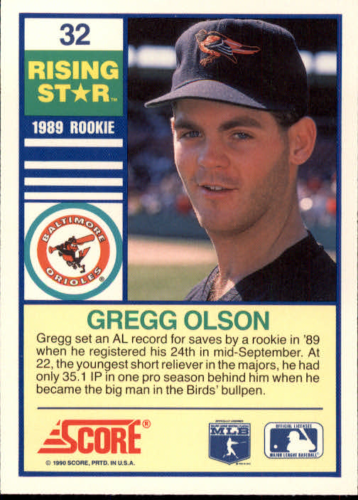 A4501- 1990 Score Rising Stars BB Card #s 1-100 -You Pick- 15+ FREE US SHIP - Picture 65 of 199