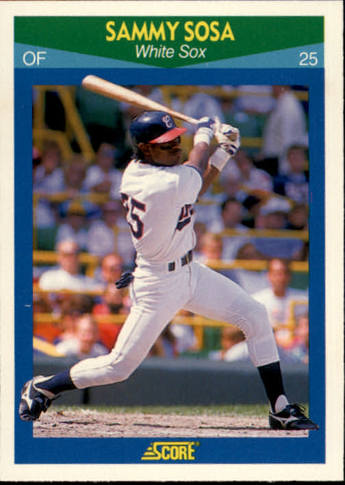 1990 Score Rising Stars #35 Sammy Sosa