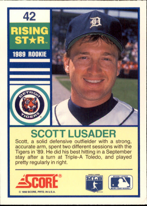 A4501- 1990 Score Rising Stars BB Card #s 1-100 -You Pick- 15+ FREE US SHIP - Picture 83 of 199