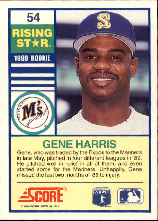 A4501- 1990 Score Rising Stars BB Card #s 1-100 -You Pick- 15+ FREE US SHIP - Picture 107 of 199