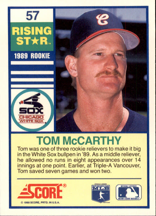 A4501- 1990 Score Rising Stars BB Card #s 1-100 -You Pick- 15+ FREE US SHIP - Picture 113 of 199