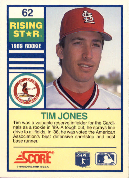 A4501- 1990 Score Rising Stars BB Card #s 1-100 -You Pick- 15+ FREE US SHIP - Picture 123 of 199