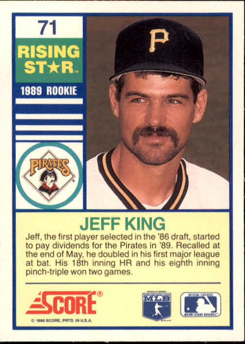 A4501- 1990 Score Rising Stars BB Card #s 1-100 -You Pick- 15+ FREE US SHIP - Picture 141 of 199