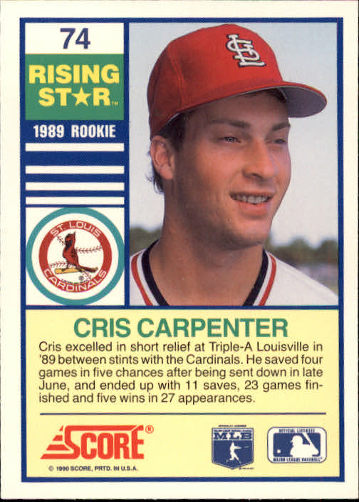 A4501- 1990 Score Rising Stars BB Card #s 1-100 -You Pick- 15+ FREE US SHIP - Picture 147 of 199