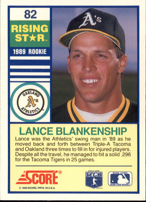 A4501- 1990 Score Rising Stars BB Card #s 1-100 -You Pick- 15+ FREE US SHIP - Picture 163 of 199