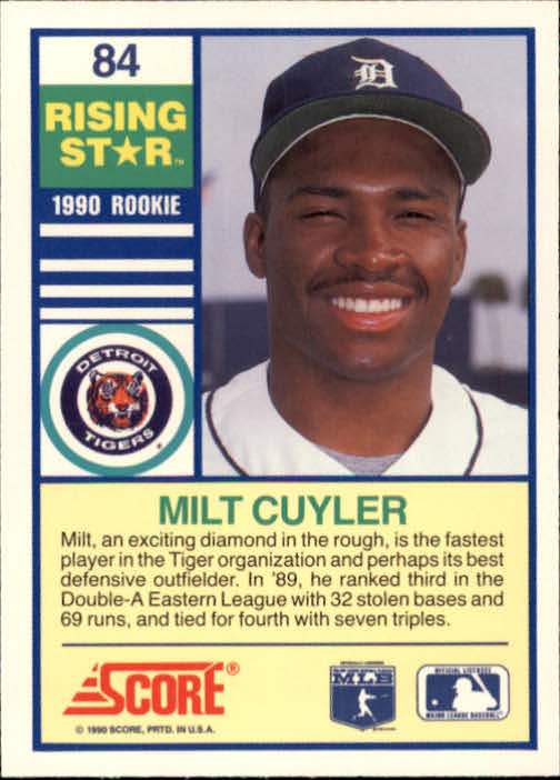 A4501- 1990 Score Rising Stars BB Card #s 1-100 -You Pick- 15+ FREE US SHIP - Picture 167 of 199