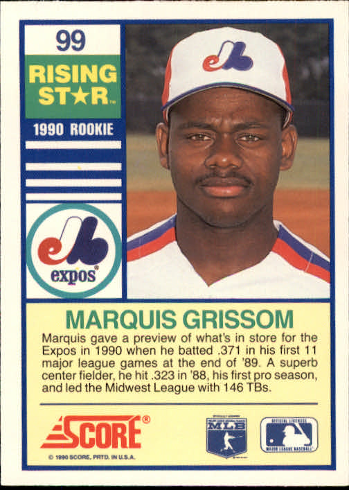 A4501- 1990 Score Rising Stars BB Card #s 1-100 -You Pick- 15+ FREE US SHIP - Picture 197 of 199