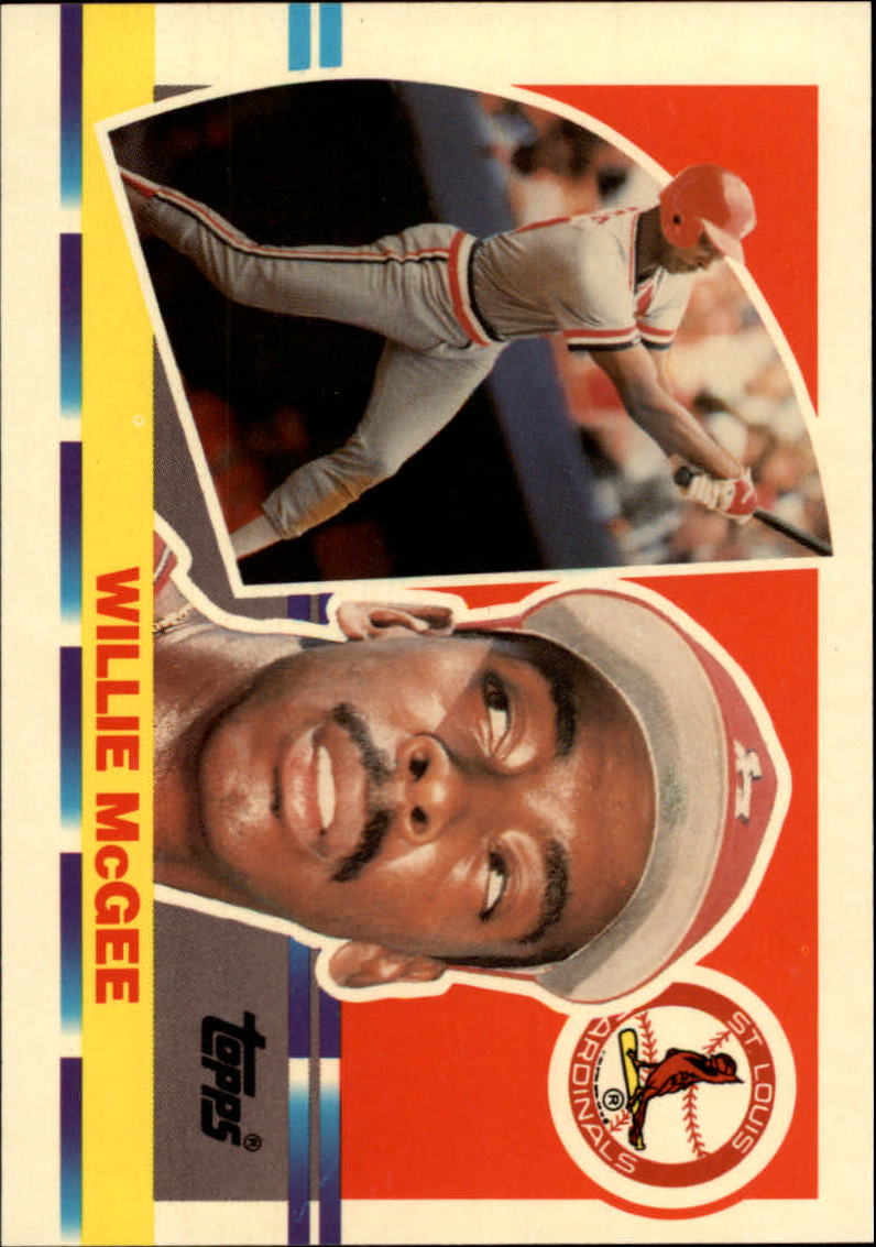 1983 Topps Stickers #326 Willie McGee - NM-MT