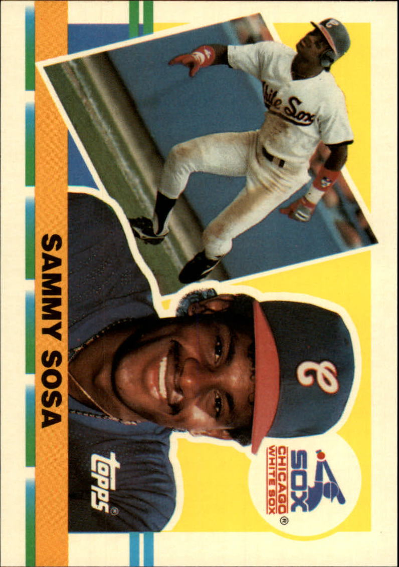 Sammy Sosa 1990 Topps Big #286 Rookie Year Card MLB Baseball Chicago White  Sox