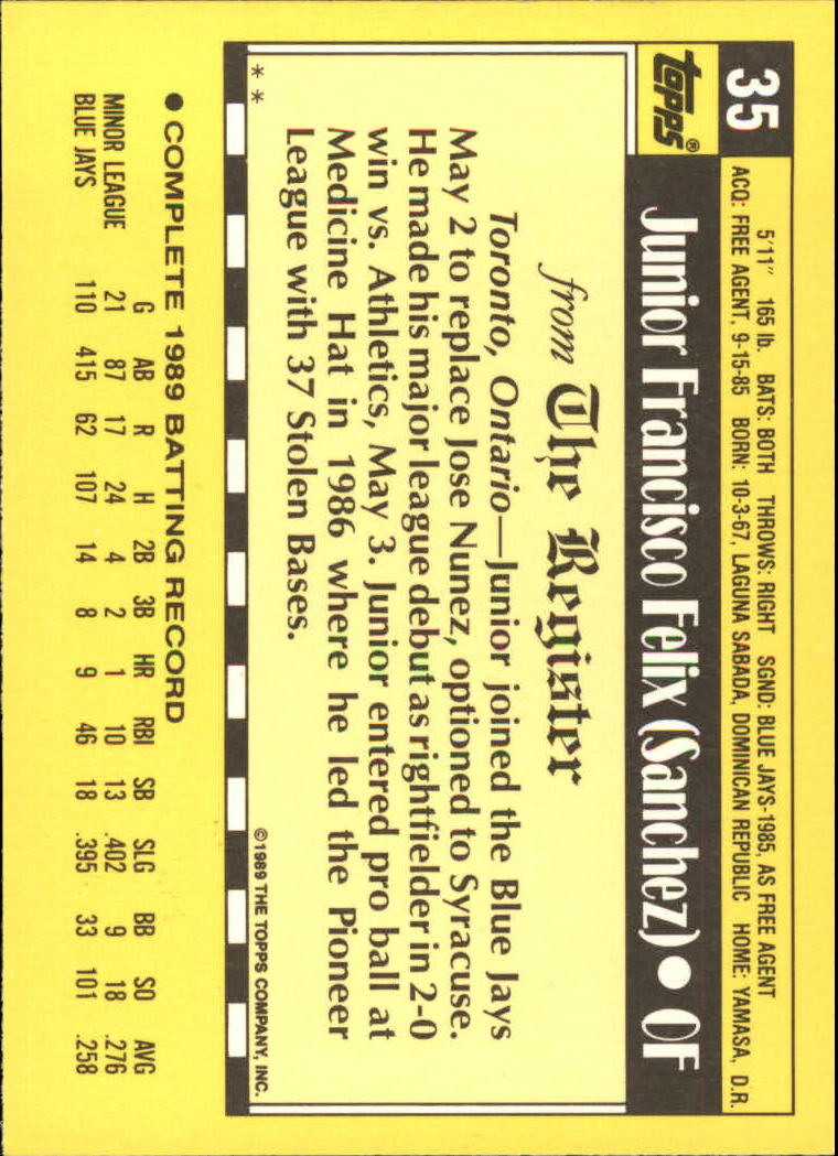 1990 Topps Debut '89 Baseball (Pick Card From List) C136 08-24 - Picture 49 of 151
