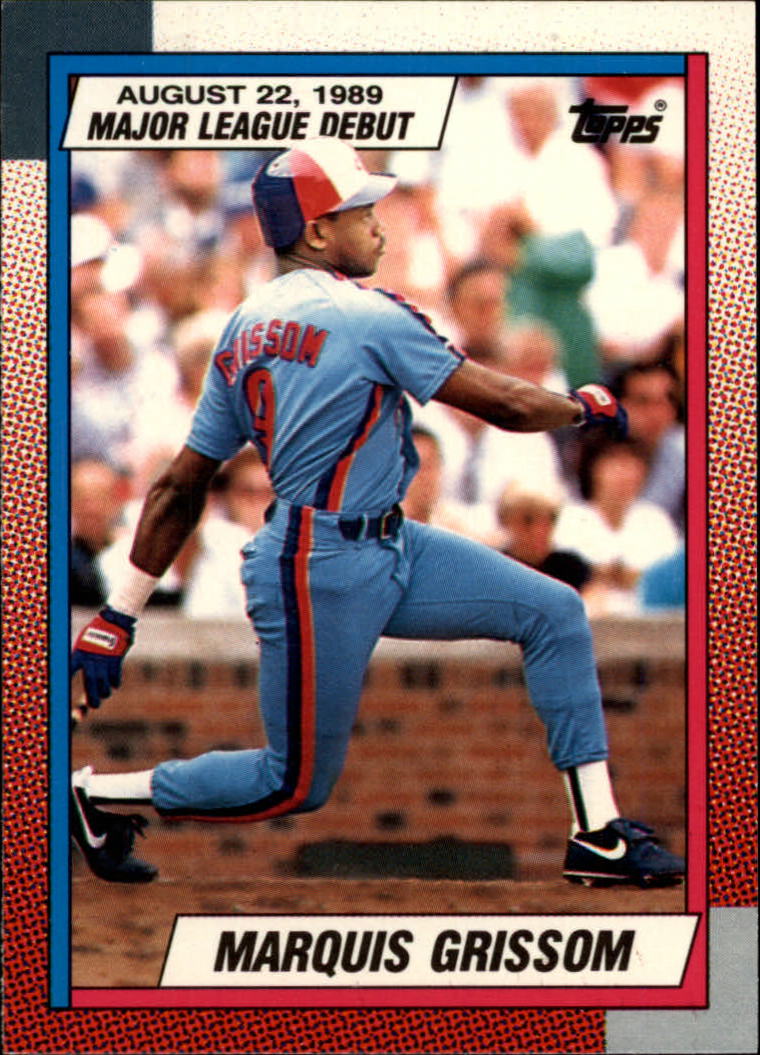 Marquis Grissom - Expos #591 Score 1990 Baseball RC Trading Card