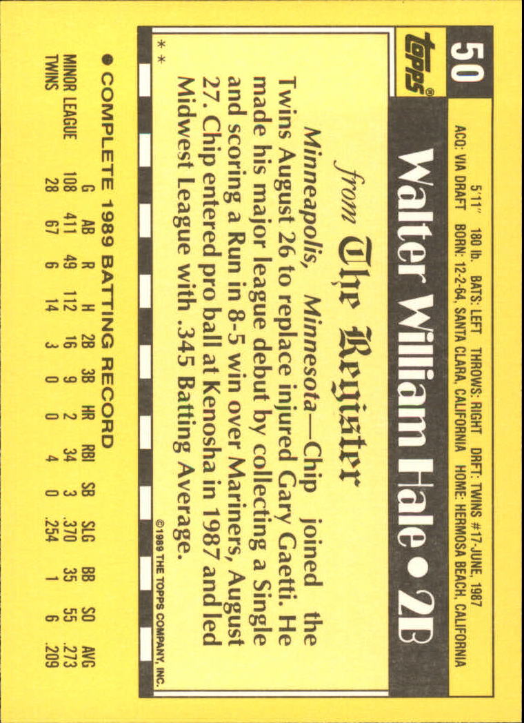 1990 Topps Debut '89 Baseball (Pick Card From List) C136 08-24 - Picture 75 of 151