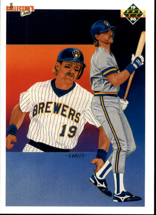 1990 Upper Deck #91 Robin Yount TC UER/Checklist on back has/178 Rob Deer and/176 Mike Felder