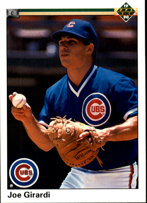 Joe Girardi autographed baseball card (Chicago Cubs, FT) 2001 Upper Deck  Vintage #213