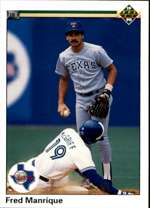  1990 Upper Deck # 333 Pete Incaviglia Texas Rangers