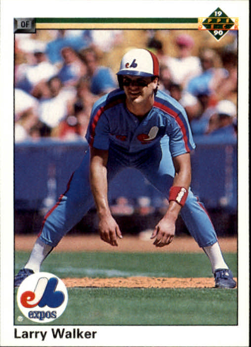 Sold at Auction: Larry Walker 1990 Upper Deck Baseball Card