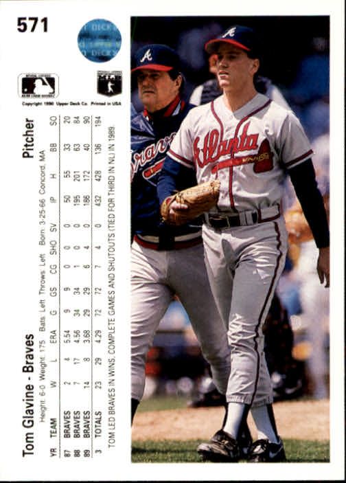 Tom Glavine player worn jersey patch baseball card (Atlanta Braves) 2002  Upper Deck All Star #MSTG