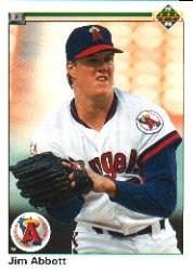 1990 Topps Rookies #1 Jim Abbott - NM-MT - Card Shack