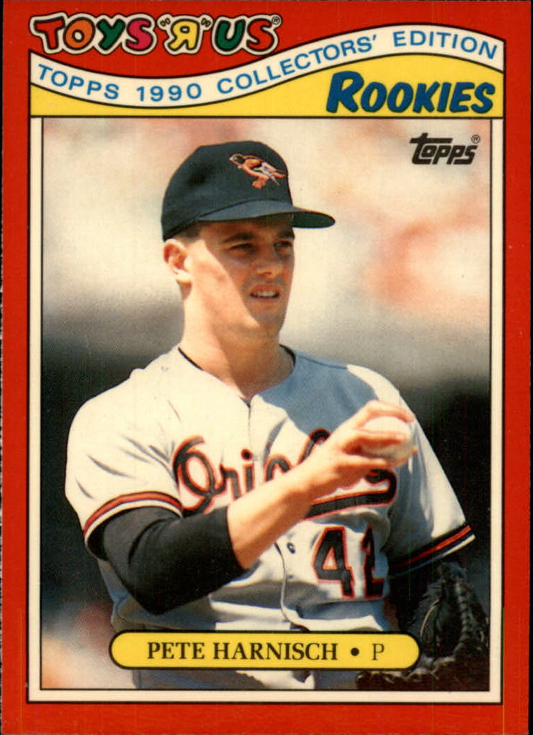 1990 Toys R Us Rookies 14 Pete Harnisch NMMT