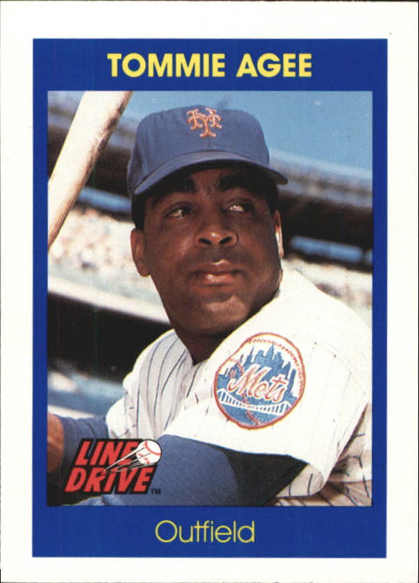 1991 Line Drive #30 Tommie Agee