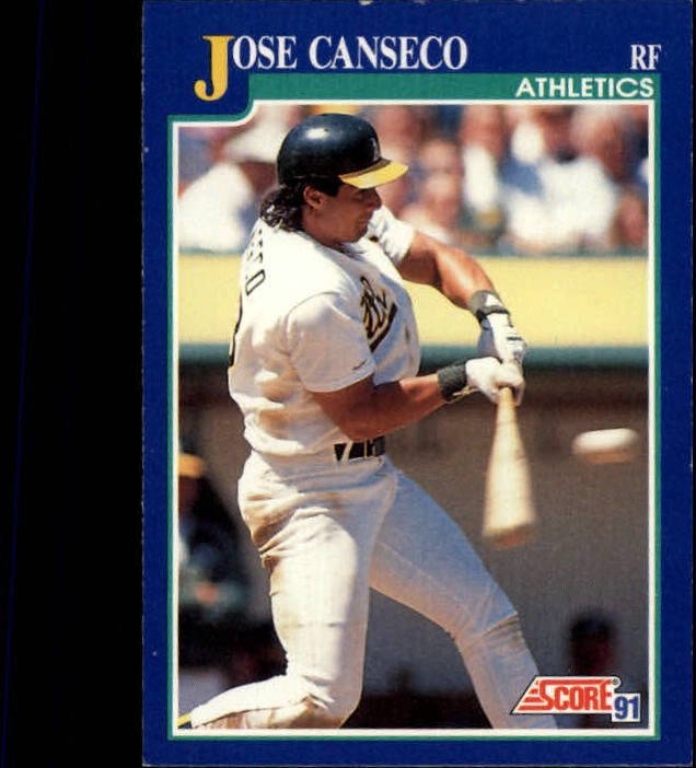 1991 Score #1 Jose Canseco