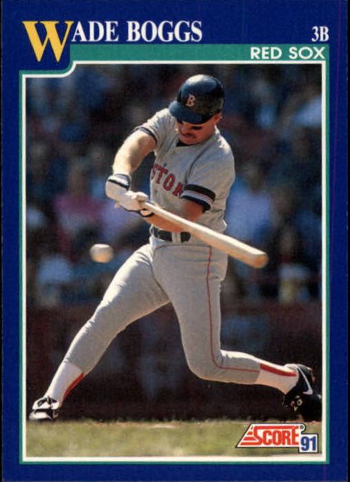 1991 Score #12 Wade Boggs - NM-MT - Baseball Card Connection