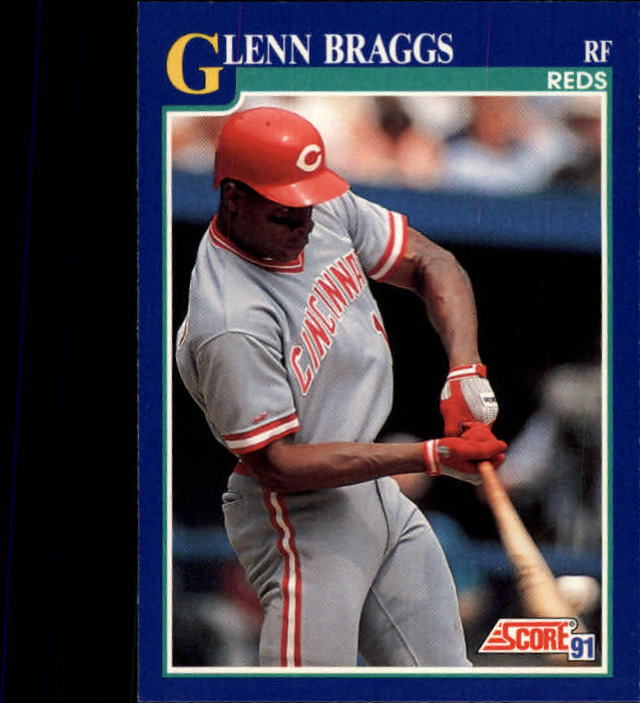 1991 Score #18 Glenn Braggs