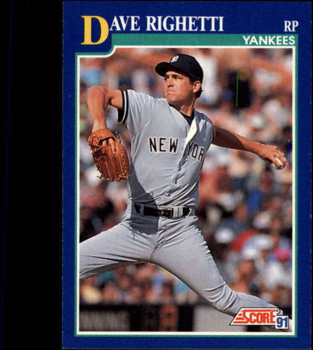 1991 Score #24 Dave Righetti