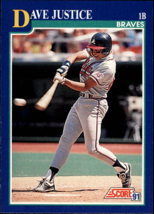 1991 Score #55 Dave Justice