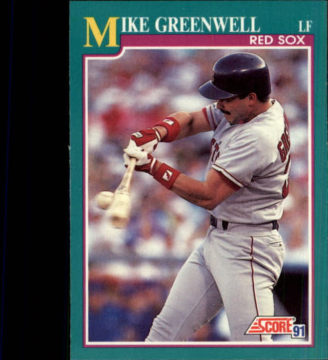 1991 Score #130 Mike Greenwell
