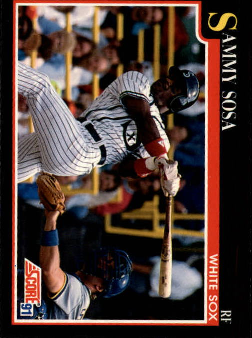 1991 White Sox Kodak #25 Sammy Sosa - NM-MT