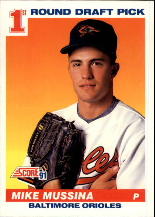 1991 Score #383 Mike Mussina RC