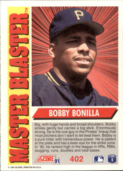 Bobby Bonilla Baseball Stats by Baseball Almanac