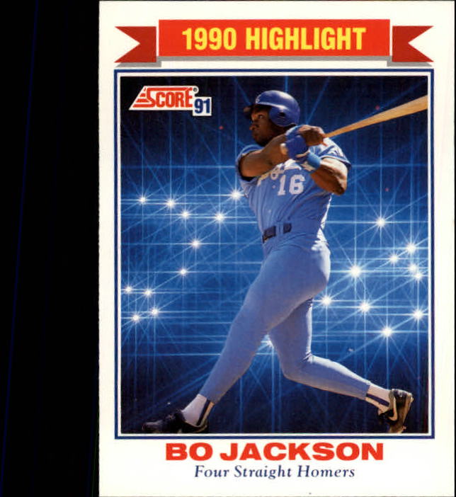 1991 Score #420 Bo Jackson HL