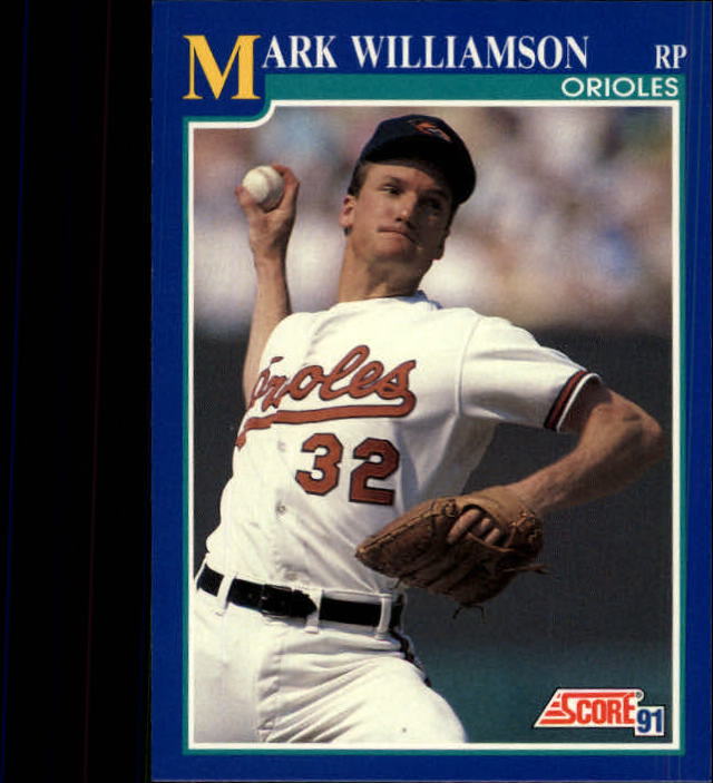 1991 Score #498 Mark Williamson