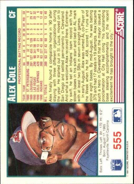 A6419- 1991 Score Baseball Cards 498-747 +Rookies -You Pick- 15+ FREE US SHIP - Picture 117 of 499