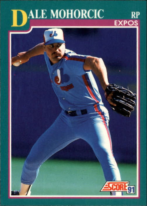 1991 Score #596 Dale Mohorcic