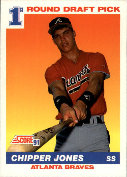 Sold at Auction: 1992 Bowman Chipper Jones Rookie Card