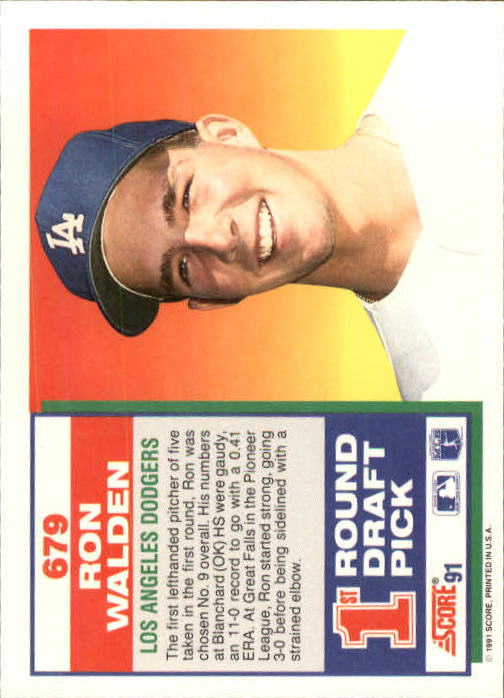 A6419- 1991 Score Baseball Cards 498-747 +Rookies -You Pick- 15+ FREE US SHIP - Picture 365 of 499