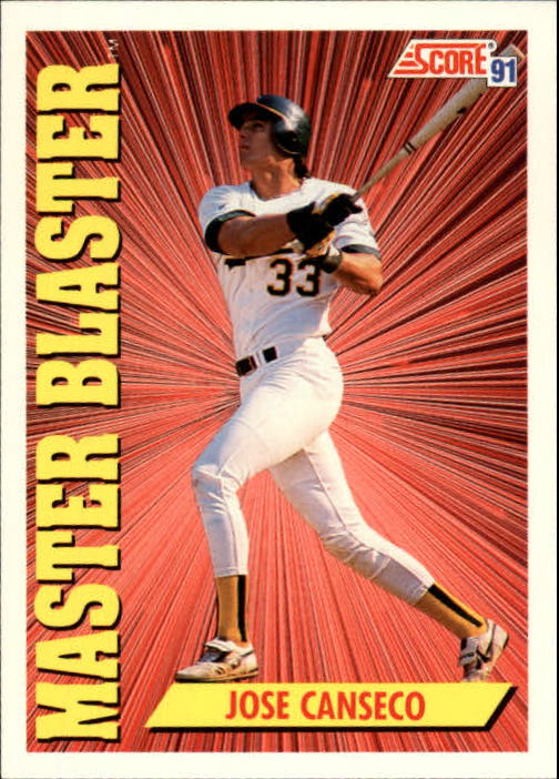 1991 Score #690 Jose Canseco MB UER/Mammoth misspelled/as monmouth