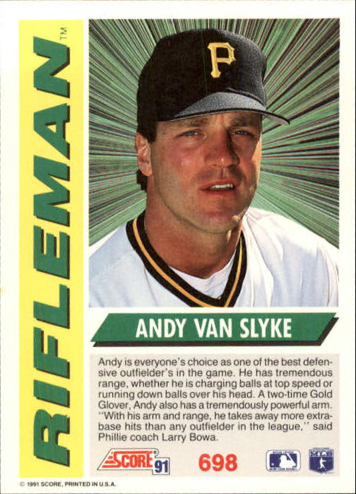 A6419- 1991 Score Baseball Cards 498-747 +Rookies -You Pick- 15+ FREE US SHIP - Picture 401 of 499