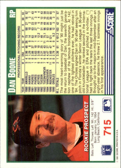 A6419- 1991 Score Baseball Cards 498-747 +Rookies -You Pick- 15+ FREE US SHIP - Picture 435 of 499
