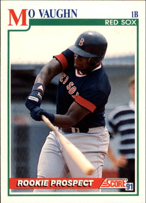 Mo Vaughn 1990 Bowman Rookie Baseball Card #275 Boston Red Sox