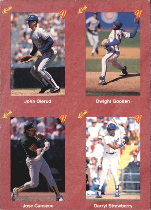1991 Classic II #NNO John Olerud/Dwight Gooden/Jose Canseco/Darryl S
