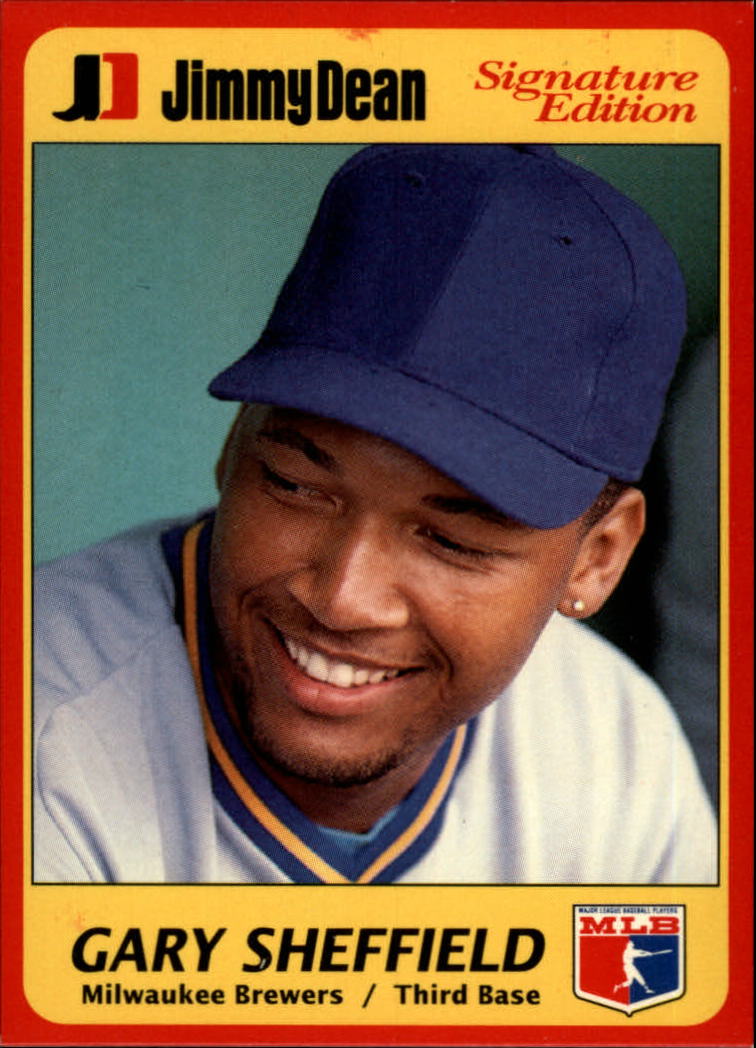 1991 ULTRA GARY SHEFFIELD MILWAUKEE BREWERS #180 SIGNED AUTOGRAPH