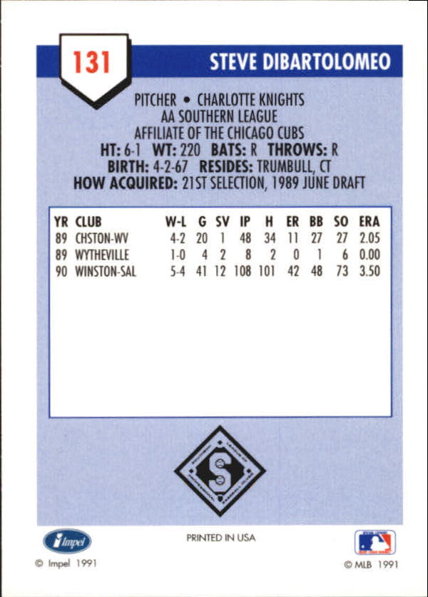 B4070- 1991 Line Drive AA Baseball Card #s 1-250 -You Pick- 15+ FREE US SHIP - Picture 229 of 441